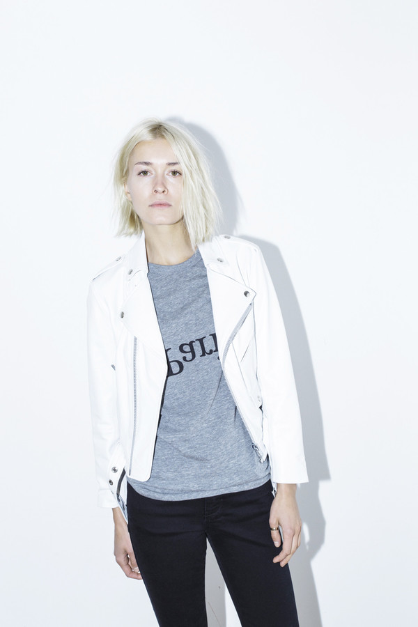 Markoo White Moto Jacket Markoo White Moto Jacket