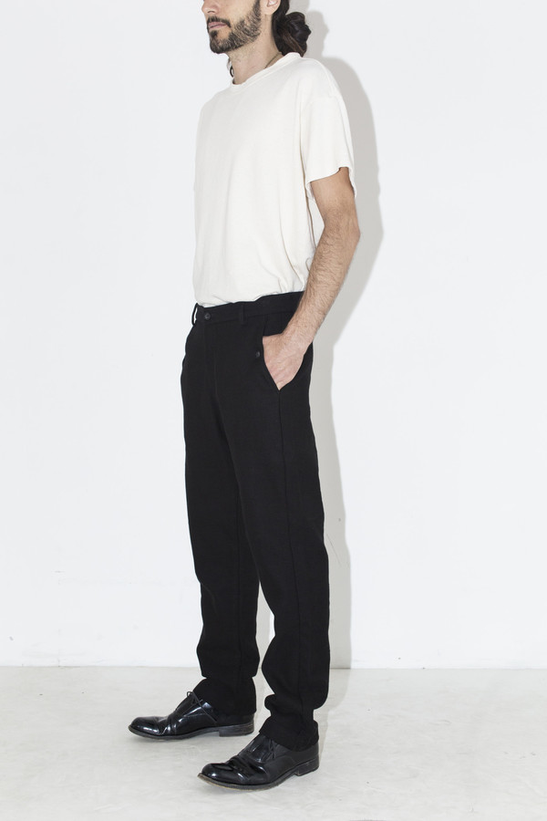 Men's Neuba Black Twill Trouser Men's Neuba Black Twill Trouser