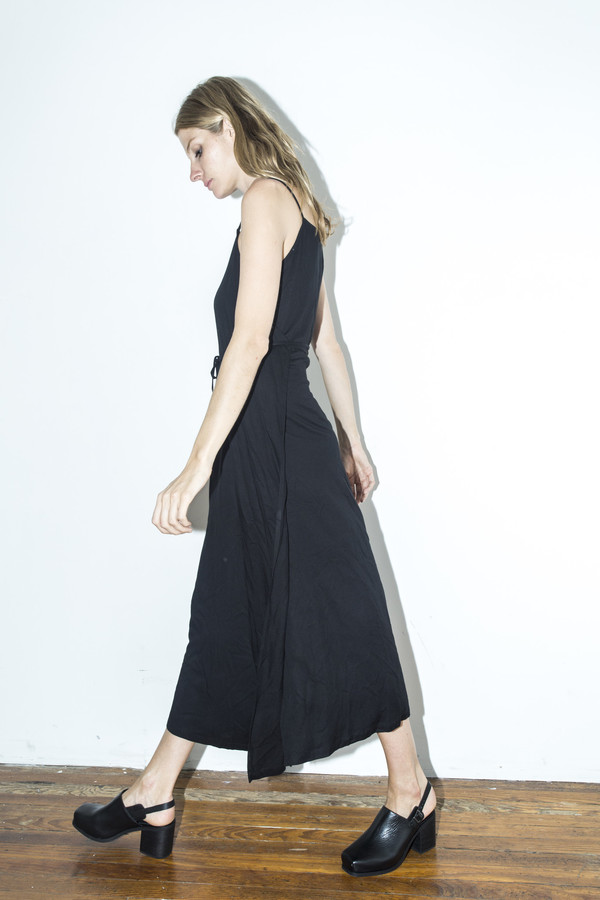 Shaina Mote Ink Wrap Side Apron Dress Shaina Mote Ink Wrap Side Apron Dress