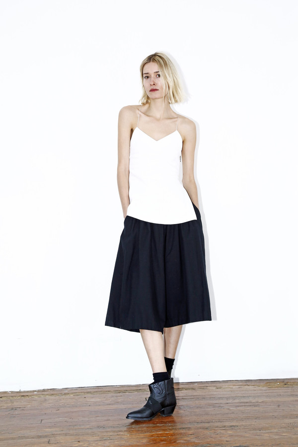 White Denim Camisole Top White Denim Camisole Top