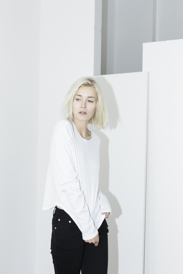Assembly White Long-Sleeve Top Assembly White Long-Sleeve Top