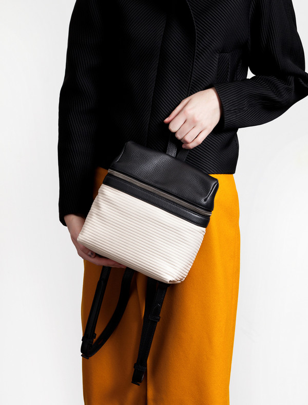 Kara Small Backpack Cream Kara Small Backpack Cream