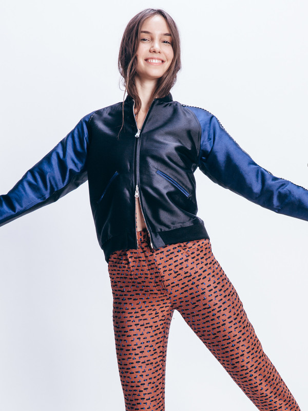 Nikki Chasin Captain Reversible Bomber Jacket Nikki Chasin Captain Reversible Bomber Jacket