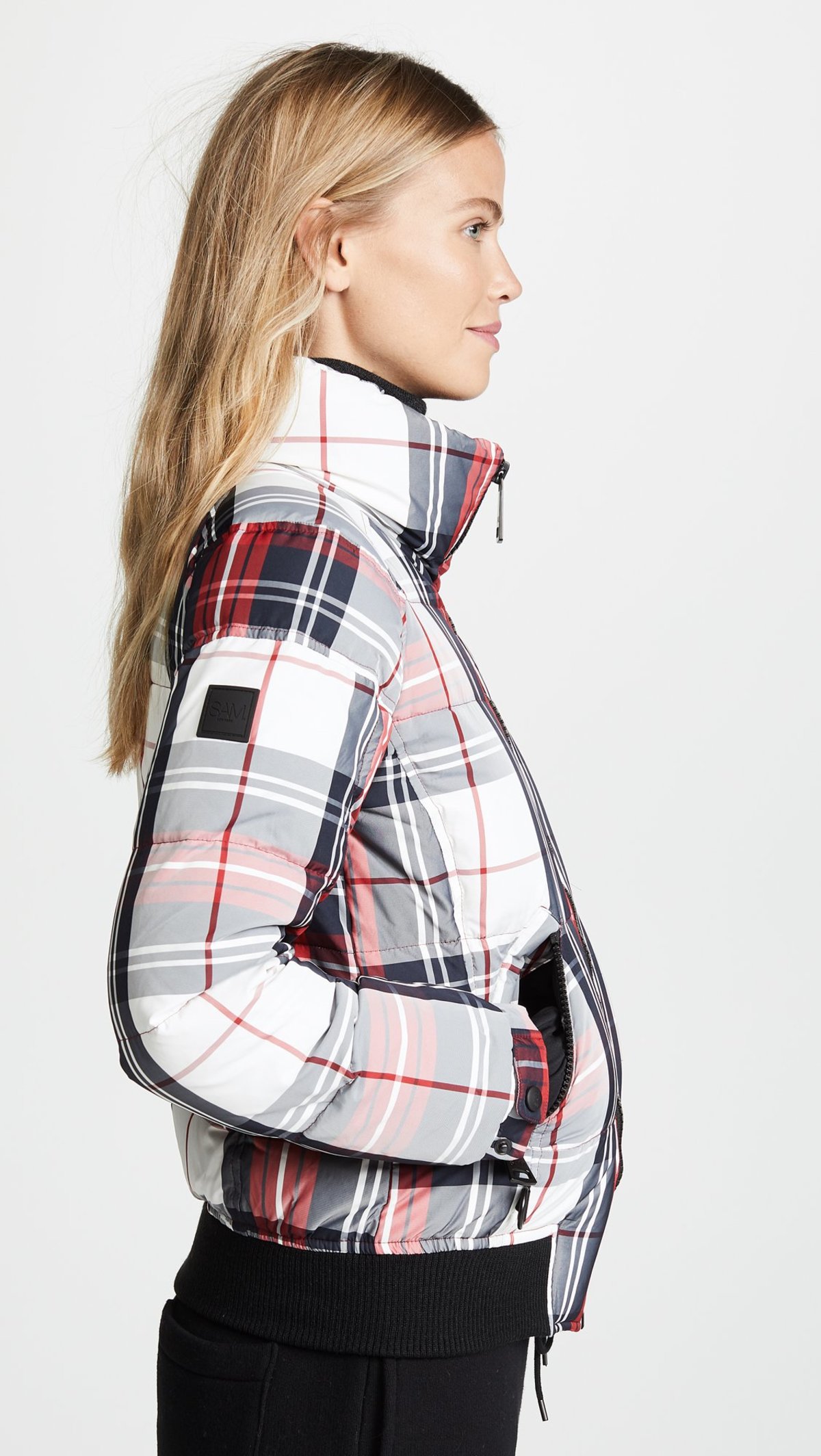 sam plaid freestyle bomber
