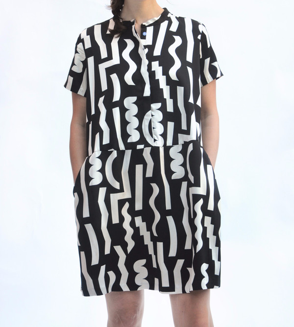 Dusen Dusen Black Slash Oversize Tee Dress Dusen Dusen Black Slash Oversize Tee Dress