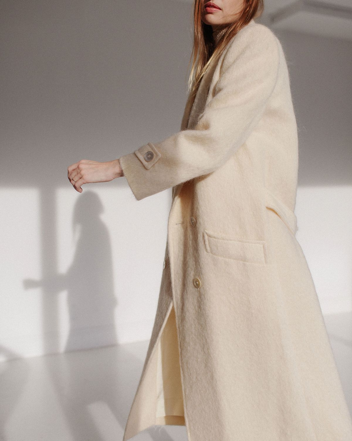 ivory duster coat