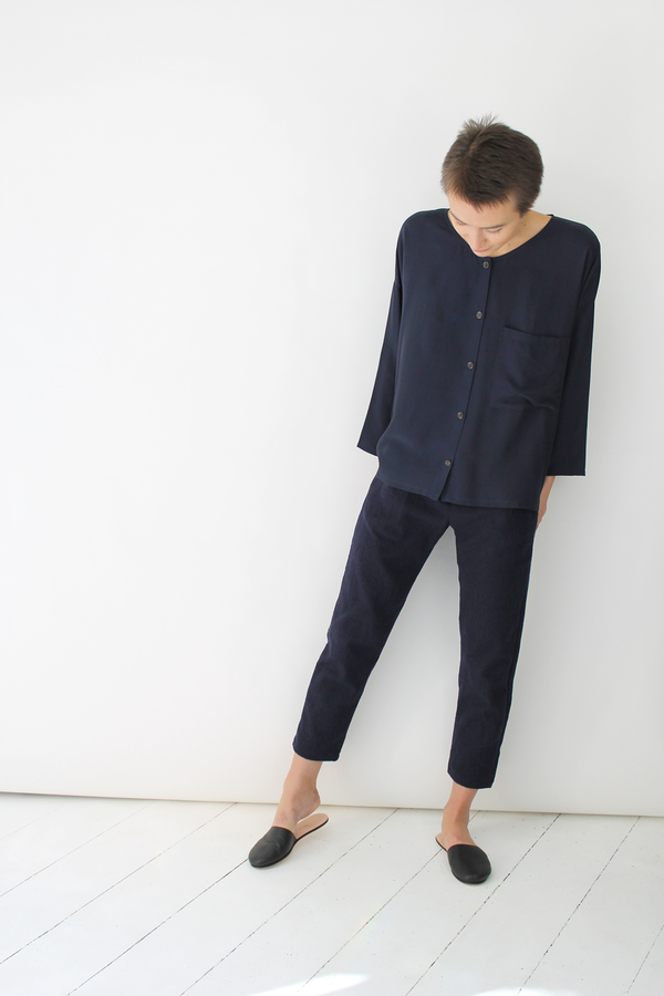 Atelier Delphine lyric pants | navy Atelier Delphine lyric pants | navy