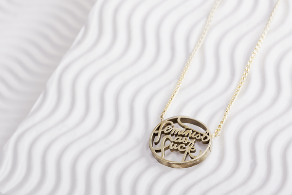 Leah Ball FEMINIST AS F*CK NECKLACE Leah Ball FEMINIST AS F*CK NECKLACE