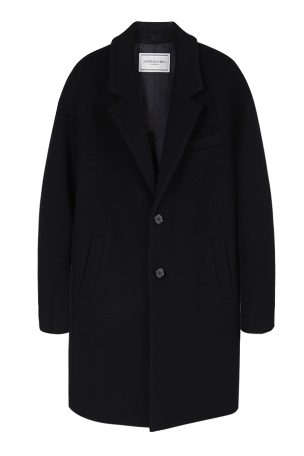 ANDERSSON BELL Johansson Oversized Single Breasted Coat- Black ANDERSSON BELL Johansson Oversized Single Breasted Coat- Black