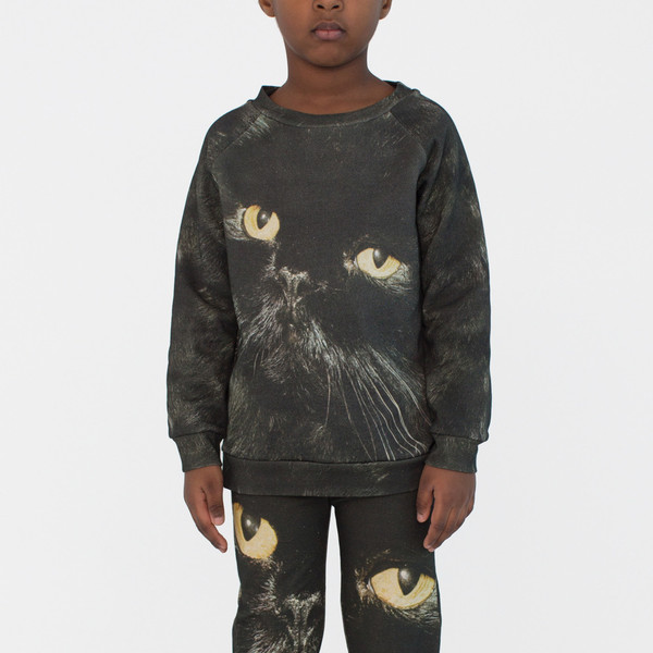 Popupshop Basic Sweat - Black Cat Popupshop Basic Sweat - Black Cat