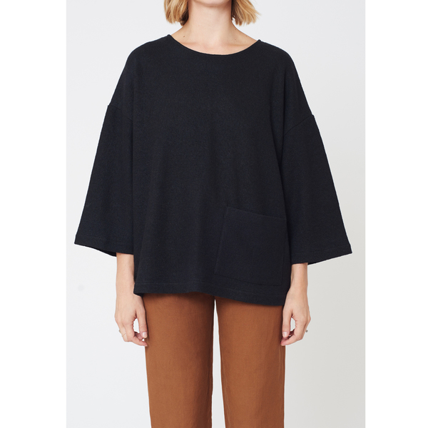 First Rite Box Sweater | Black First Rite Box Sweater | Black