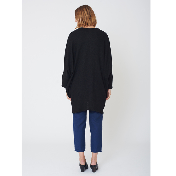 First Rite Sweater Cape Black First Rite Sweater Cape Black