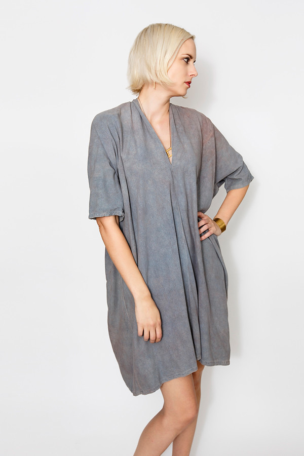Miranda Bennett Overdye Muse Dress, Oversized | Silk Miranda Bennett Overdye Muse Dress, Oversized | Silk