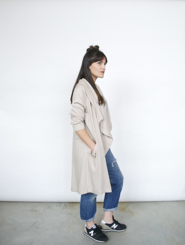 Lush Unstructured Trench Coat Lush Unstructured Trench Coat