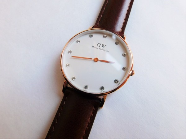 Daniel Wellington St. Mawes Rosé 34mm Watch with Swarovski Crystal Index Daniel Wellington St. Mawes Rosé 34mm Watch with Swarovski Crystal Index