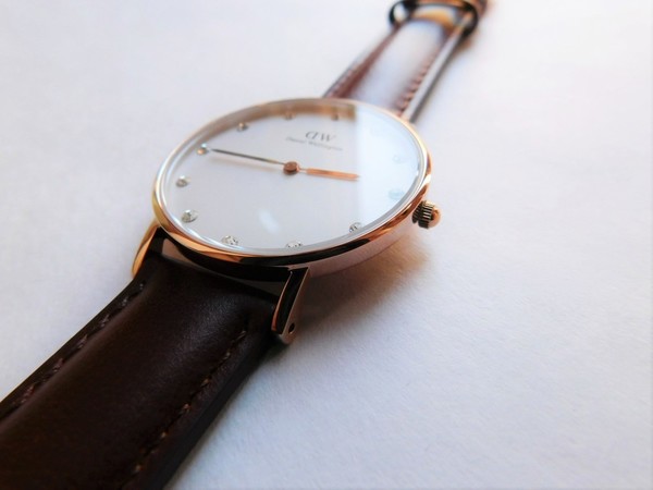 Daniel Wellington St. Mawes Rosé 34mm Watch with Swarovski Crystal Index Daniel Wellington St. Mawes Rosé 34mm Watch with Swarovski Crystal Index