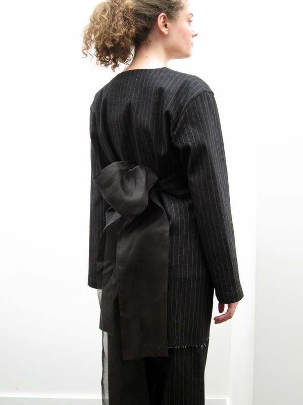 Rowena Sartin Waist Scarf Jacket Rowena Sartin Waist Scarf Jacket