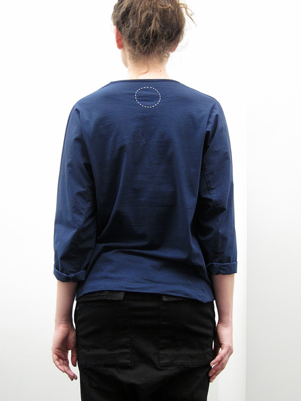 Cosmic Wonder Rolled-up Sleeve Pullover | Navy Cosmic Wonder Rolled-up Sleeve Pullover | Navy