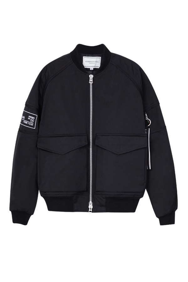 ANDERSSON BELL Unisex Fred Bomber Jacket- Black ANDERSSON BELL Unisex Fred Bomber Jacket- Black
