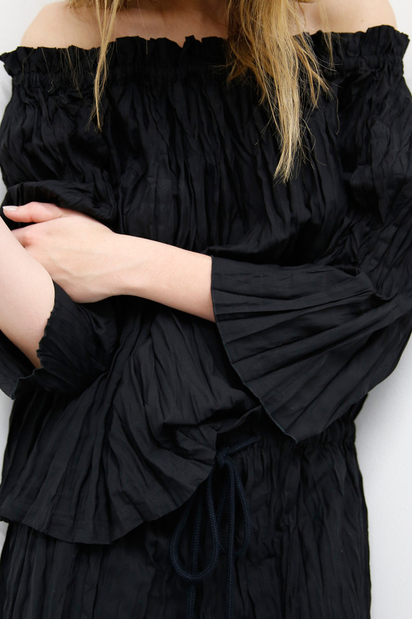 Kahle Crush Pleat Blouse Kahle Crush Pleat Blouse
