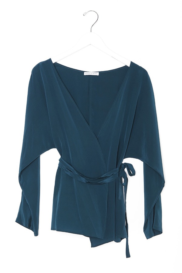 Kieley Kimmel Kimono Blouse | turquoise Kieley Kimmel Kimono Blouse | turquoise
