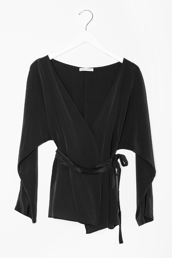Kieley Kimmel Kimono Blouse | Black Kieley Kimmel Kimono Blouse | Black