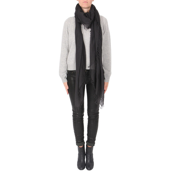 Faliero Sarti Enrica Scarf- Dark Grey Faliero Sarti Enrica Scarf- Dark Grey