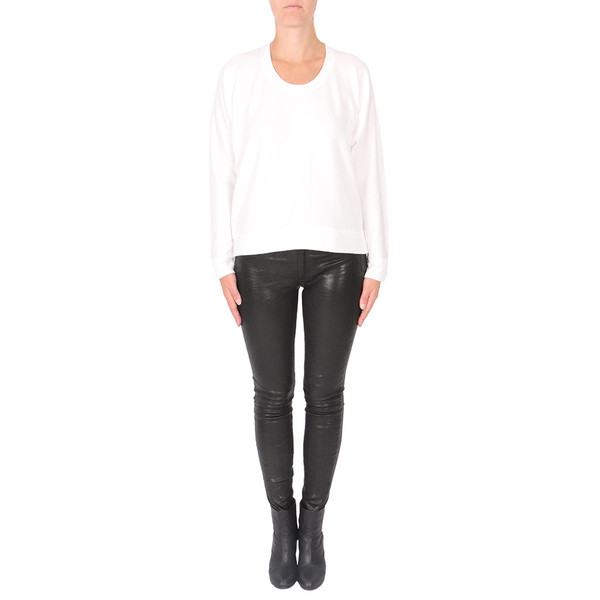 T By Alexander Wang French Terry Long Sleeve Top T By Alexander Wang French Terry Long Sleeve Top