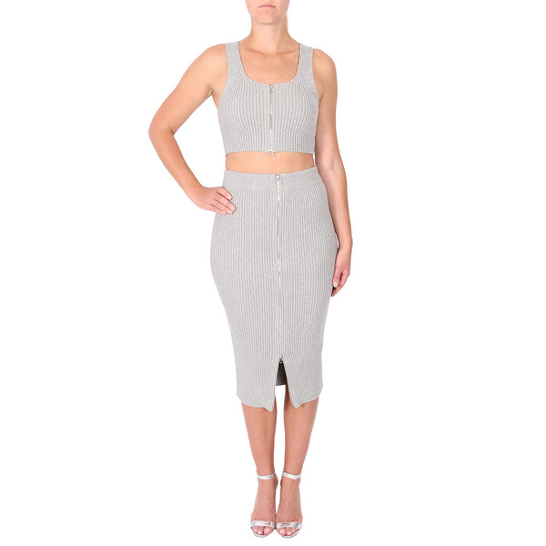 T By Alexander Wang Knit Twill Sleeveless Top T By Alexander Wang Knit Twill Sleeveless Top