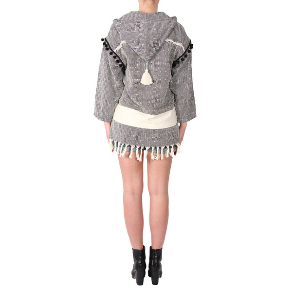 KOZA Baja Fringe Hooded Top KOZA Baja Fringe Hooded Top