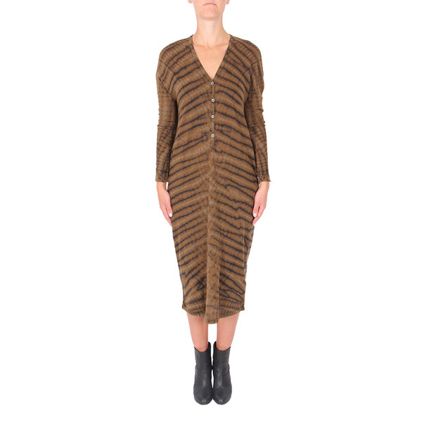 Raquel Allegra Long Sleeve V-Neck Dress Raquel Allegra Long Sleeve V-Neck Dress