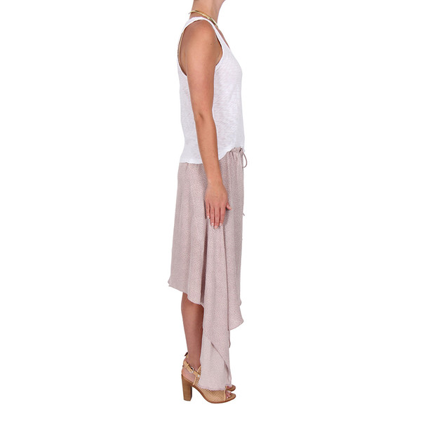 LOVESHACK Fancy Drawstring Silk Skirt LOVESHACK Fancy Drawstring Silk Skirt