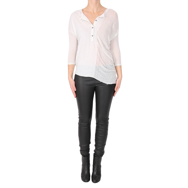 Raquel Allegra Shredded Jersey Henley Raquel Allegra Shredded Jersey Henley