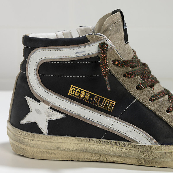 Golden Goose Slide Sneakers with Leather star Golden Goose Slide Sneakers with Leather star