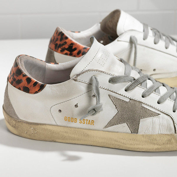 Golden Goose Superstar in Leather with Suede Star Golden Goose Superstar in Leather with Suede Star