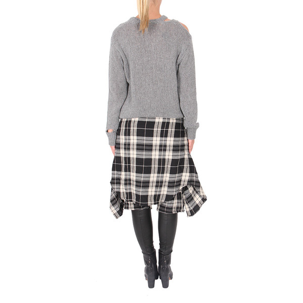R13 Vedder Pants in Plaid and Leather R13 Vedder Pants in Plaid and Leather