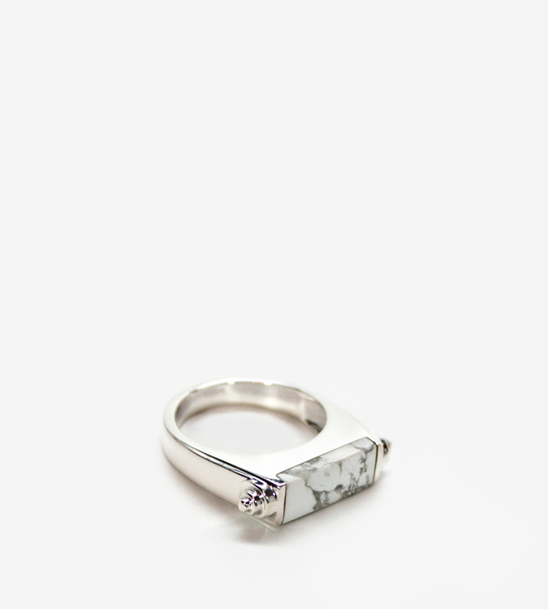Luz Ortiz Nova Howlite Ring Luz Ortiz Nova Howlite Ring