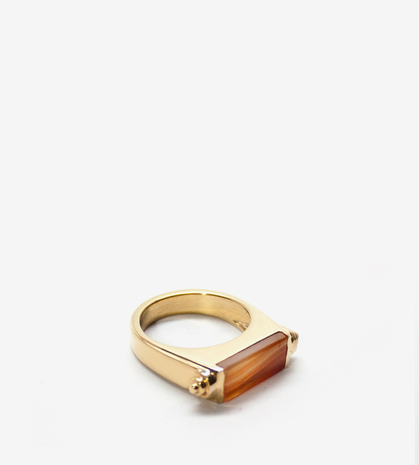 Luz Ortiz Nova Honey Agate Ring Luz Ortiz Nova Honey Agate Ring