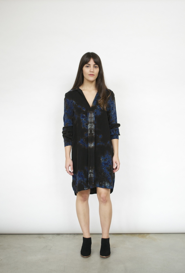 Fifteen Twenty Tie Dye Front Seam Dress Fifteen Twenty Tie Dye Front Seam Dress