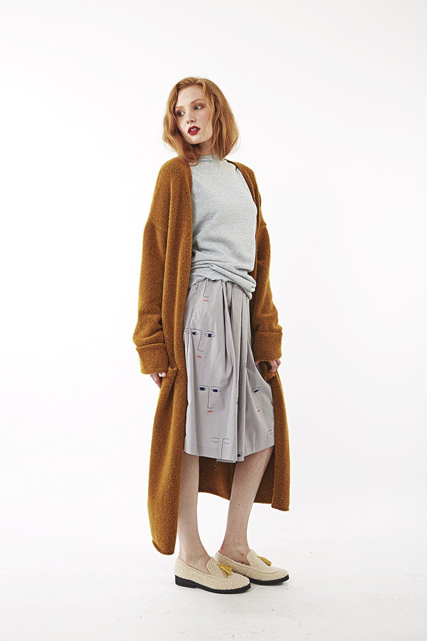 Nanushka Alvis Buclé Maxi Cardigan Nanushka Alvis Buclé Maxi Cardigan