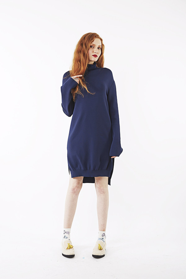 Nanushka Gisl High Neck Sweater Dress Nanushka Gisl High Neck Sweater Dress