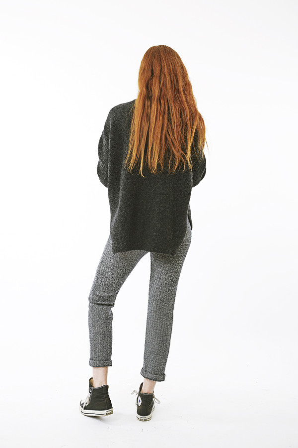 Nanushka Motta High Neck Buclé Sweater Nanushka Motta High Neck Buclé Sweater