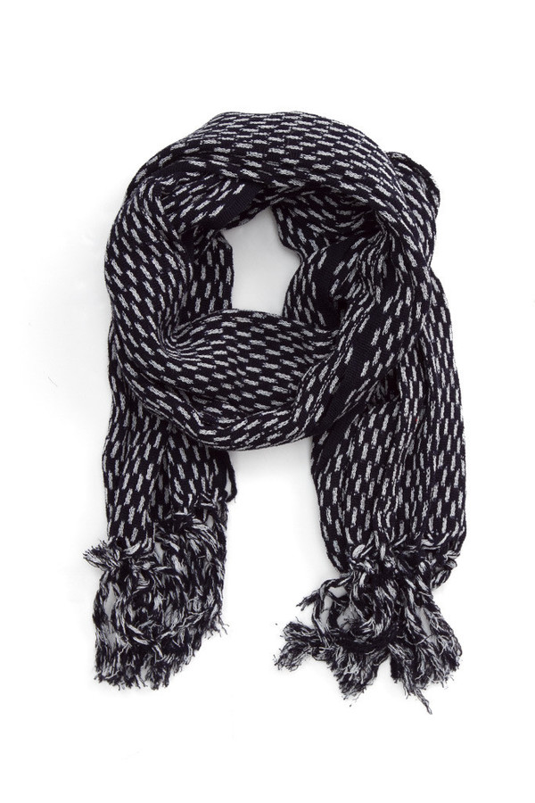 Kiriko Karu Ori Black Dash Scarf Kiriko Karu Ori Black Dash Scarf