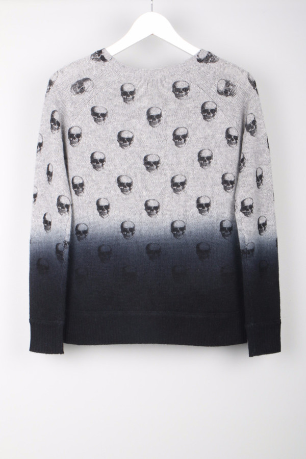 Skull Cashmere 50 Cent Dip Dye Sweater Skull Cashmere 50 Cent Dip Dye Sweater