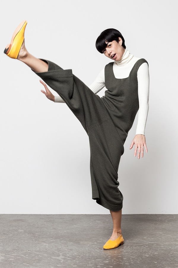 Lauren Manoogian Miter Overall | olive Lauren Manoogian Miter Overall | olive