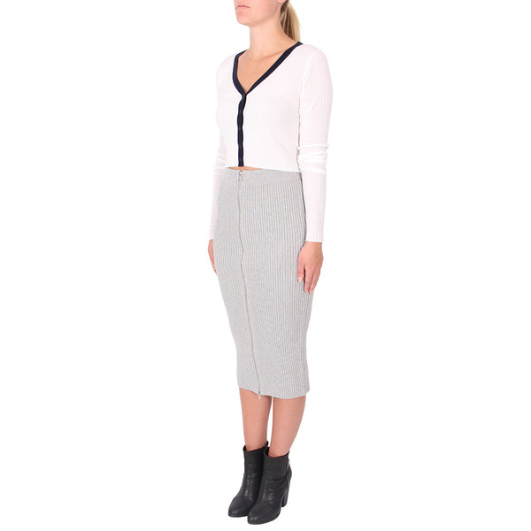 T By Alexander Wang Cropped Button Down Cardigan T By Alexander Wang Cropped Button Down Cardigan