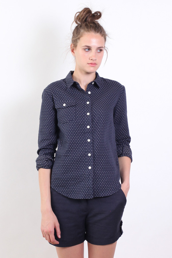 Bridge & Burn Bird Polkadot Shirt Bridge & Burn Bird Polkadot Shirt