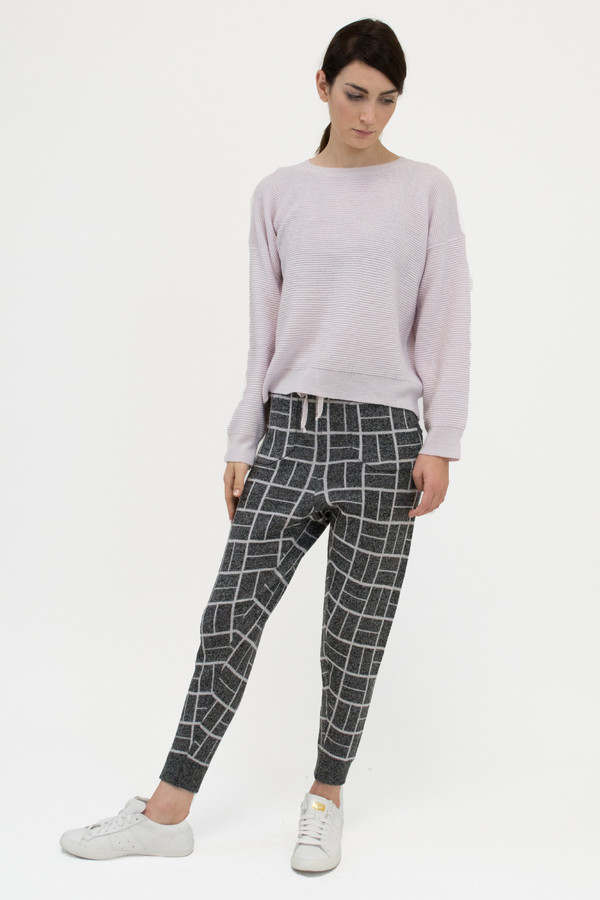 Micaela Greg Grey Block Sweatpant Micaela Greg Grey Block Sweatpant