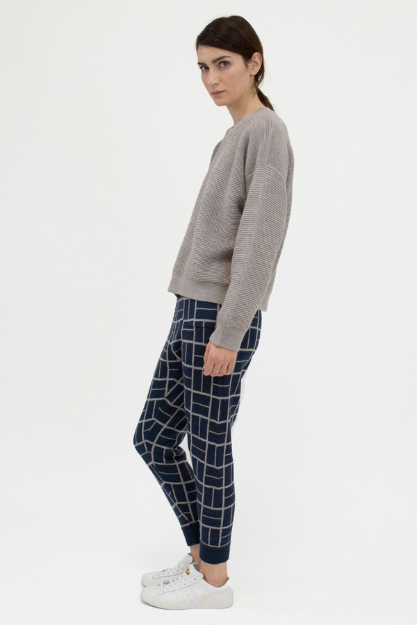 Midnight Blue Block Sweatpant Midnight Blue Block Sweatpant