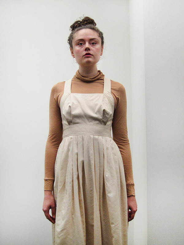 Electric Feathers Traveling Pinafore | Straw Electric Feathers Traveling Pinafore | Straw